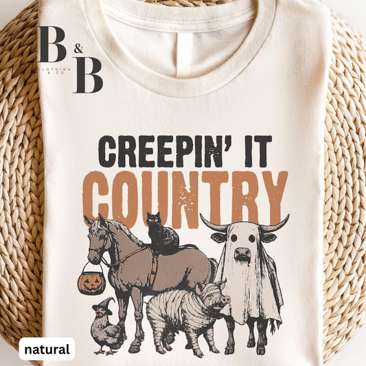 Creepin' It Country Tee/Sweatshirt