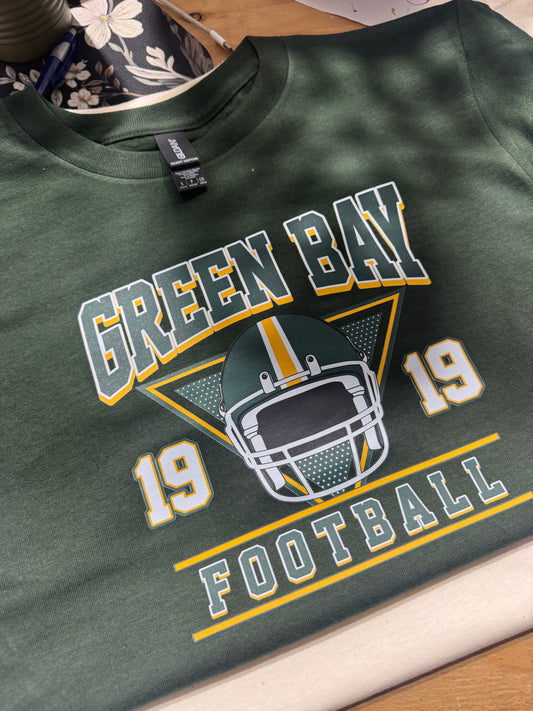 GB Gridiron Youth Green Tee's