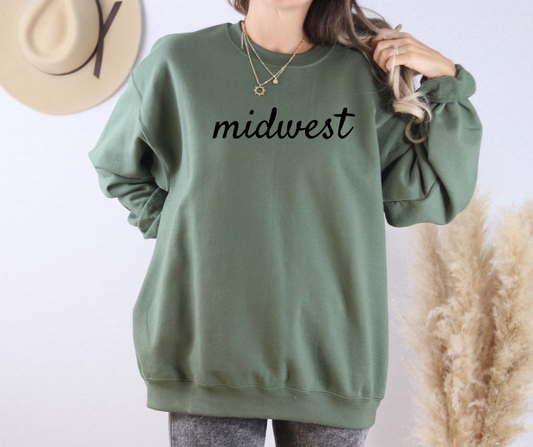 Midwest Script Crewneck