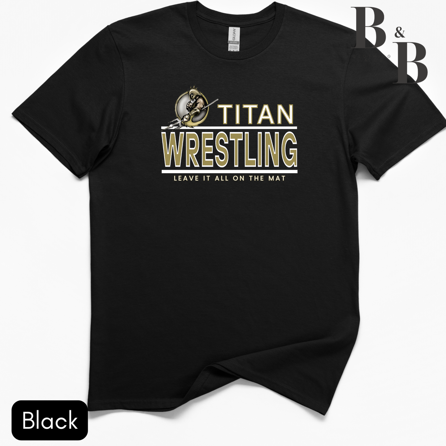 TITAN WRESTLING W/ MASCOT Adult TEE | LS | CREWNECK | HOODIE