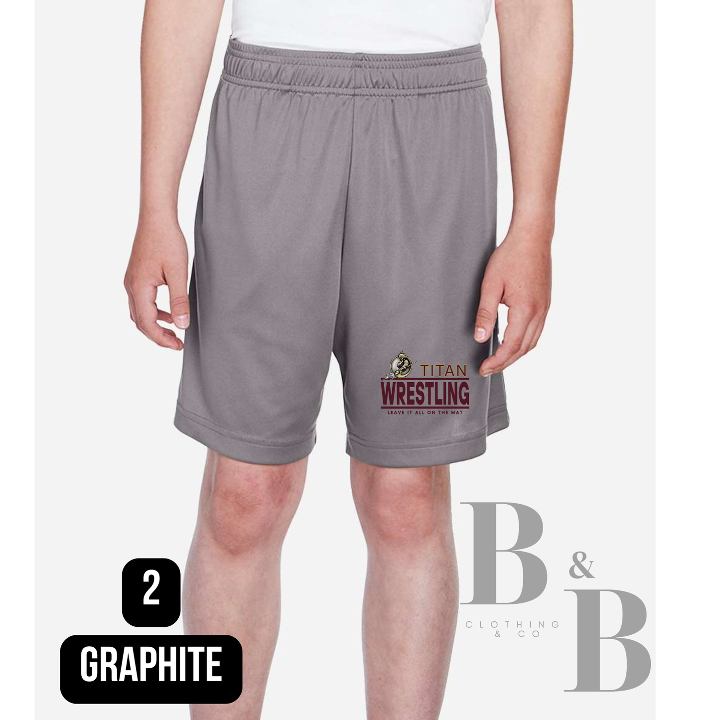 Titan Wrestling Performance Athletic Shorts Adult & Youth