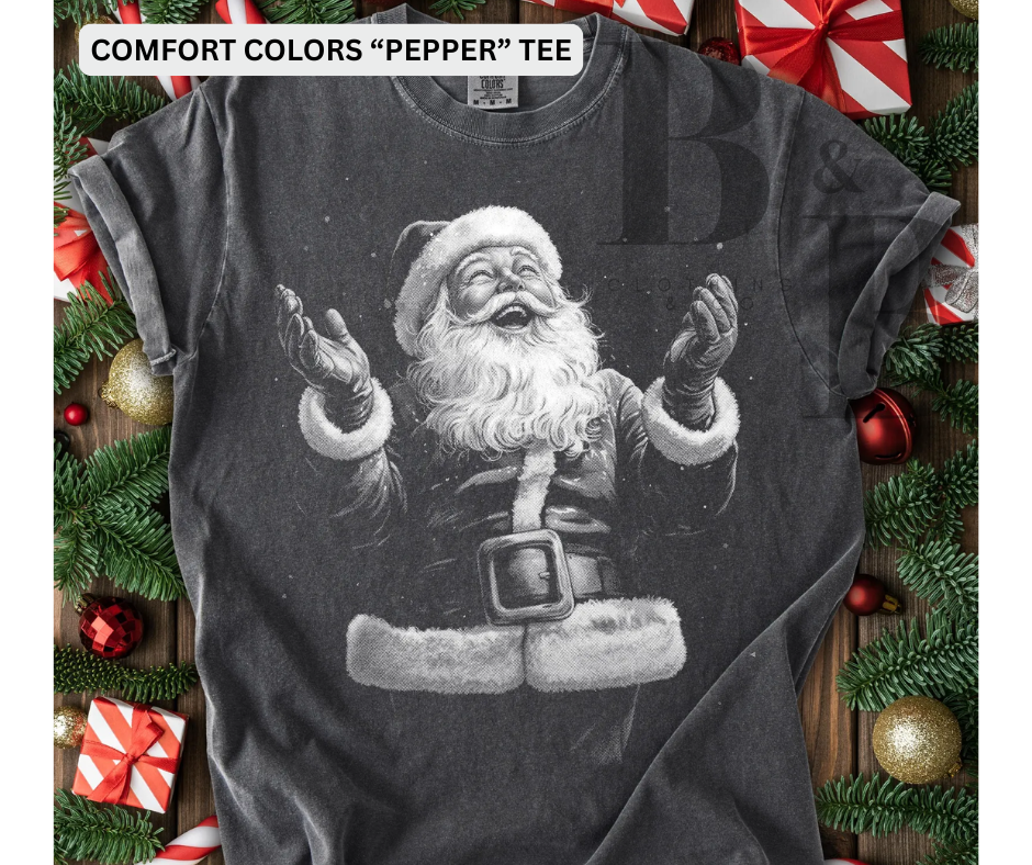 Vintage Santa Tee/Crewneck