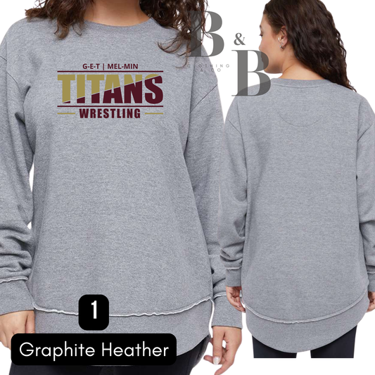 Titans Wrestling- Women's Comfy Fleece
