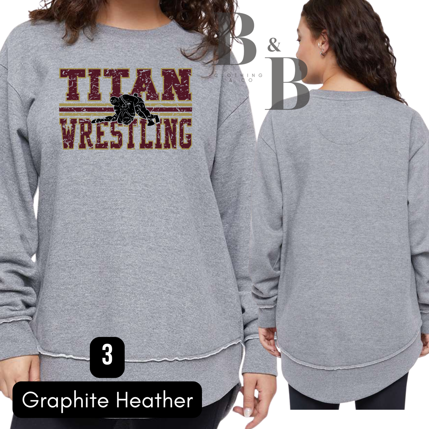 Titans Wrestling- Women's Comfy Fleece