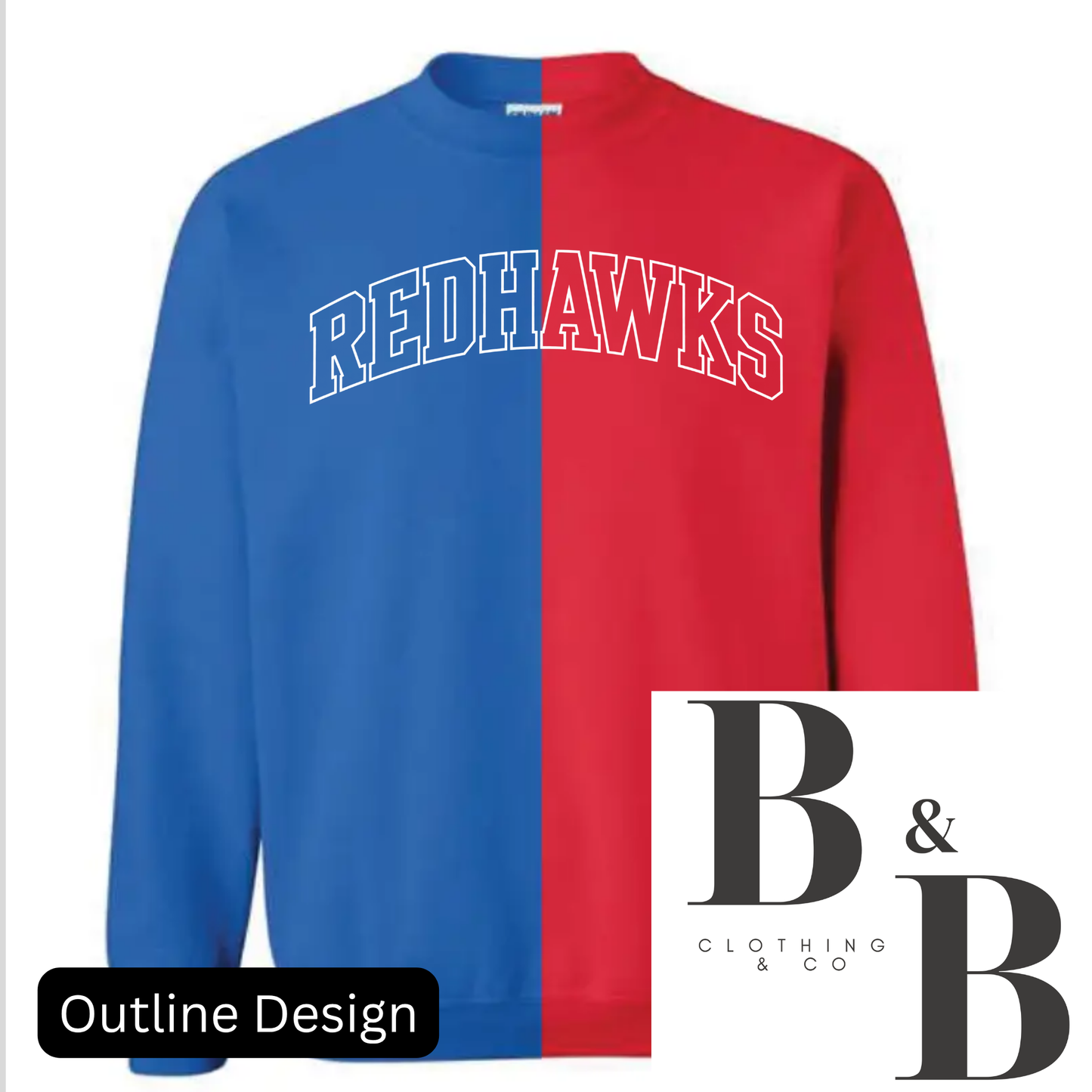 Two Tone Redhawk Crew