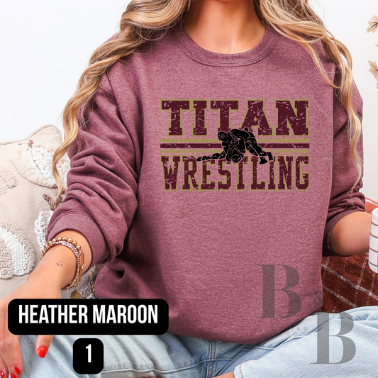 HEATHER MAROON Adult TEE|CREWNECK|HOODIE