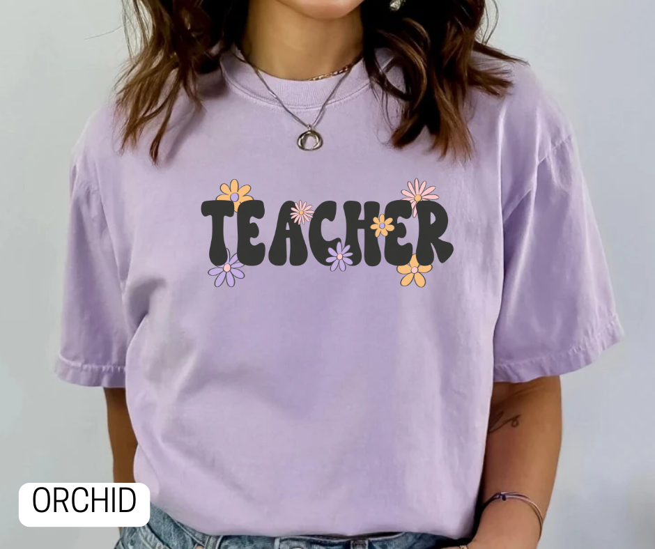 Teacher Flower Tee