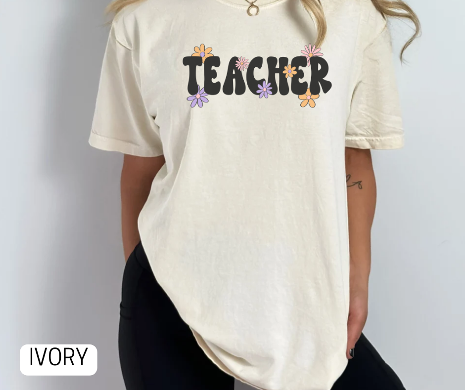 Teacher Flower Tee